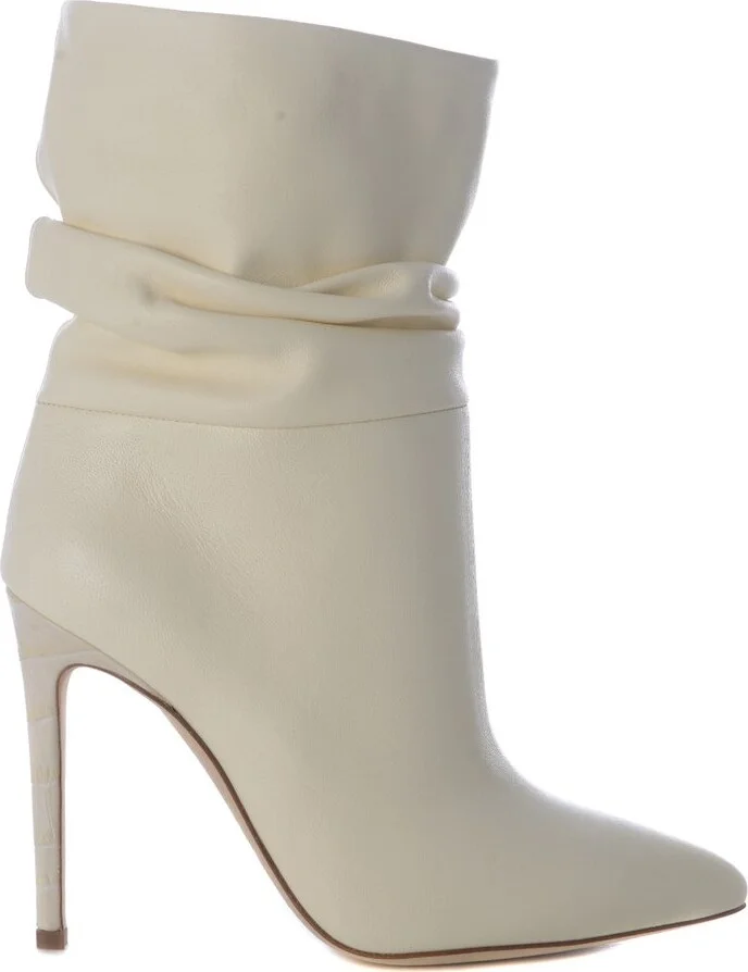Paris Texas Slouch Detailed Pointed Toe Boots