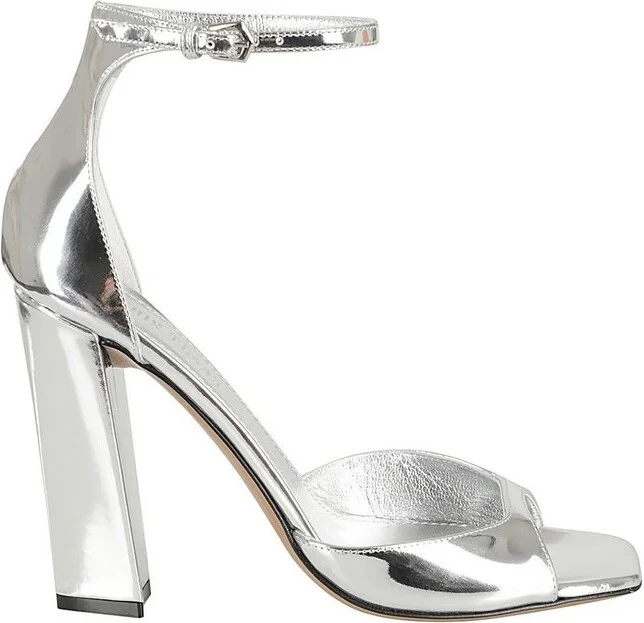 Paris Texas Square Open Toe Heeled Sandals