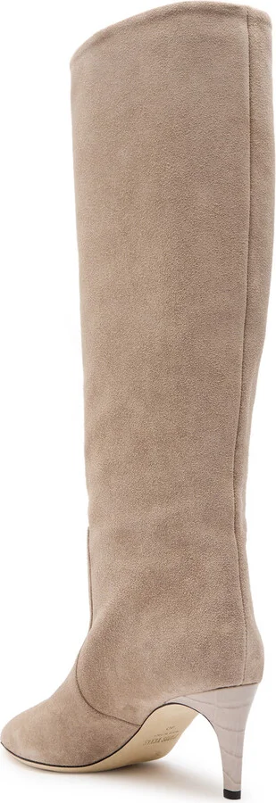 Paris Texas Stiletto 60 Brushed Suede Knee-high Boots - Image 2