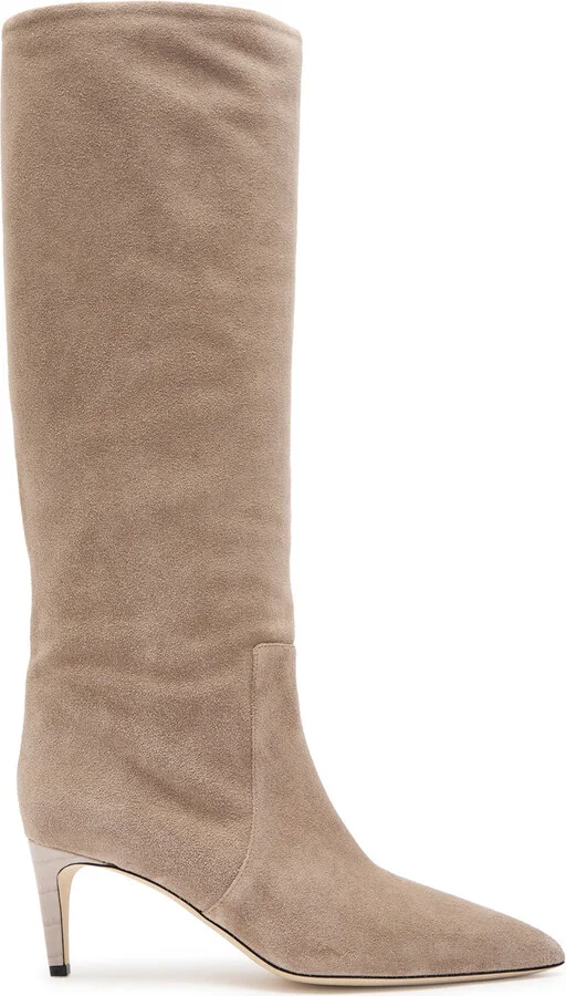 Paris Texas Stiletto 60 Brushed Suede Knee-high Boots