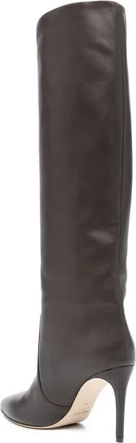 Paris Texas Stiletto Leather Boots - Image 3