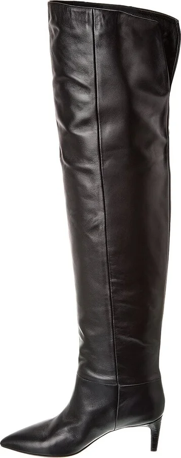 Paris Texas Stiletto Leather Over-The-Knee Boot - Image 2