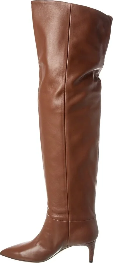 Paris Texas Stiletto Leather Over-The-Knee Boot - Image 2