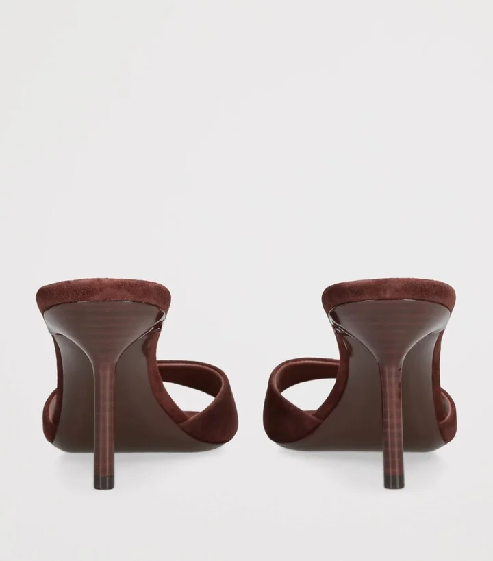 Paris Texas Suede Lidia Mules 70