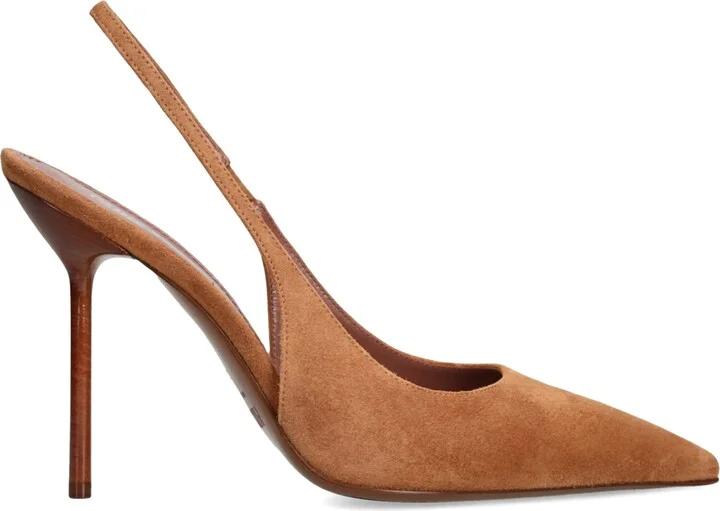 Paris Texas Suede Lidia Slingback Pumps 105