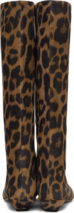 Paris Texas Tan & Black Bettina 25 Tall Boots - Image 2