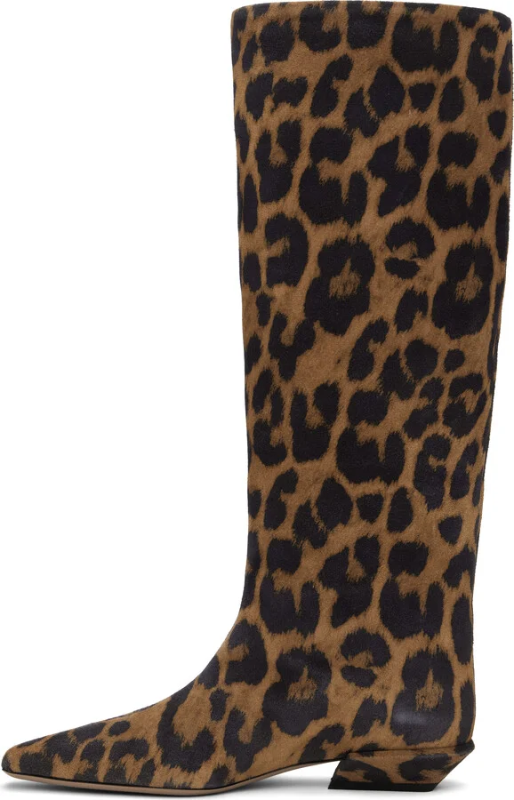 Paris Texas Tan & Black Bettina 25 Tall Boots - Image 3