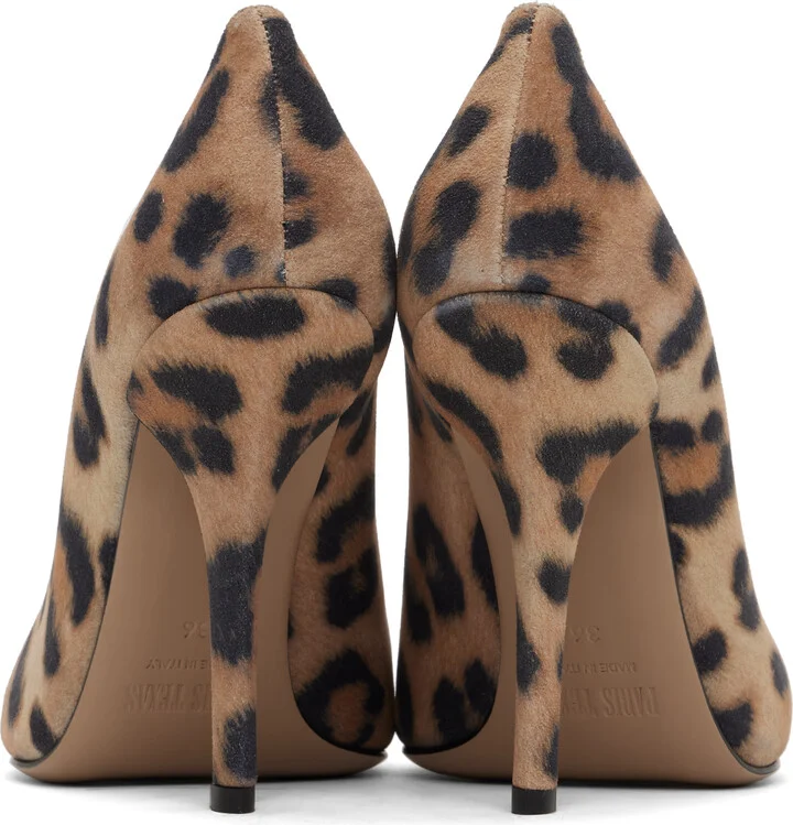 Paris Texas Tan & Black Jessica Heels - Image 2