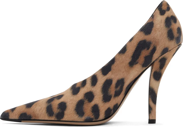 Paris Texas Tan & Black Jessica Heels - Image 3