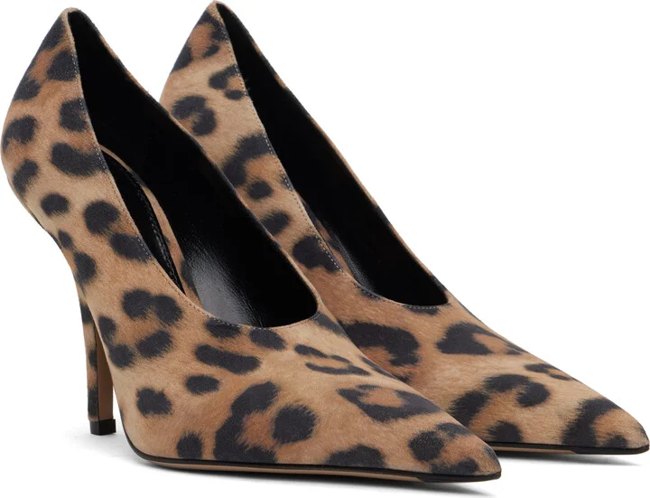 Paris Texas Tan & Black Jessica Heels - Image 4
