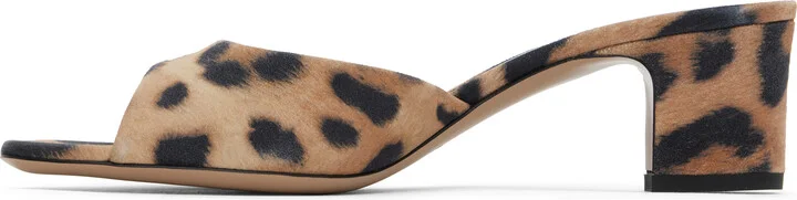 Paris Texas Tan & Black Lara 50 Mules - Image 3