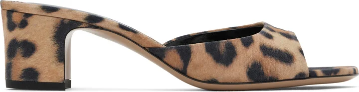 Paris Texas Tan & Black Lara 50 Mules
