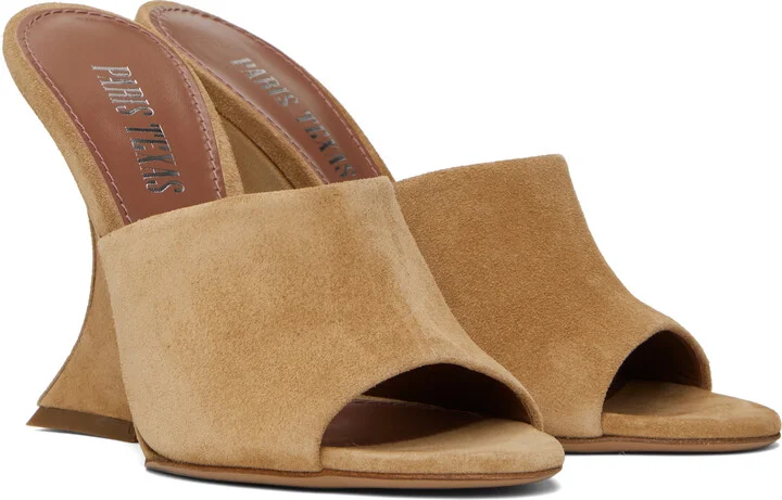 Paris Texas Tan Nina Mules - Image 4