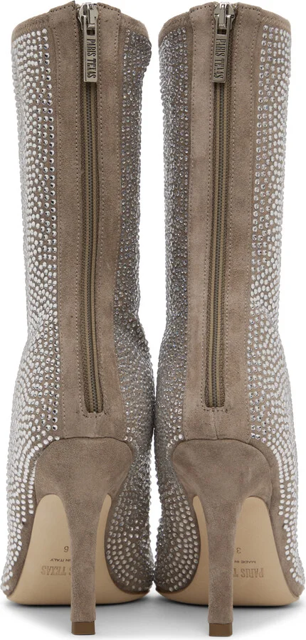 Paris Texas Taupe Holly Mama Boots - Image 2