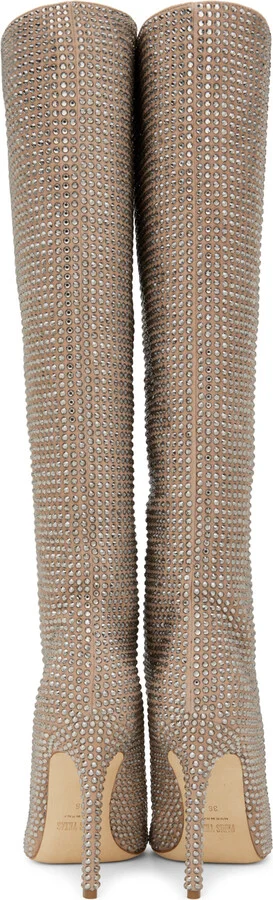 Paris Texas Taupe Holly Tall Boots - Image 2