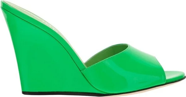 Paris Texas Wanda Open Toe Wedge Mules