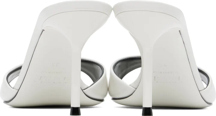 Paris Texas White Lidia 70 Mules - Image 2