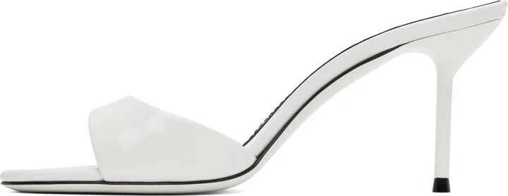 Paris Texas White Lidia 70 Mules - Image 3