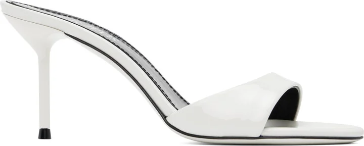 Paris Texas White Lidia 70 Mules