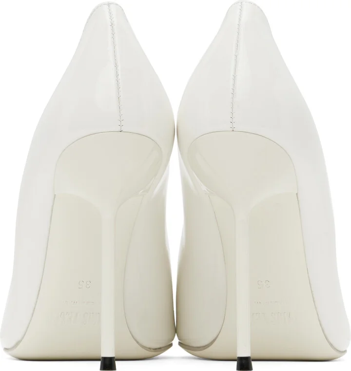 Paris Texas White Lidia Heels - Image 2