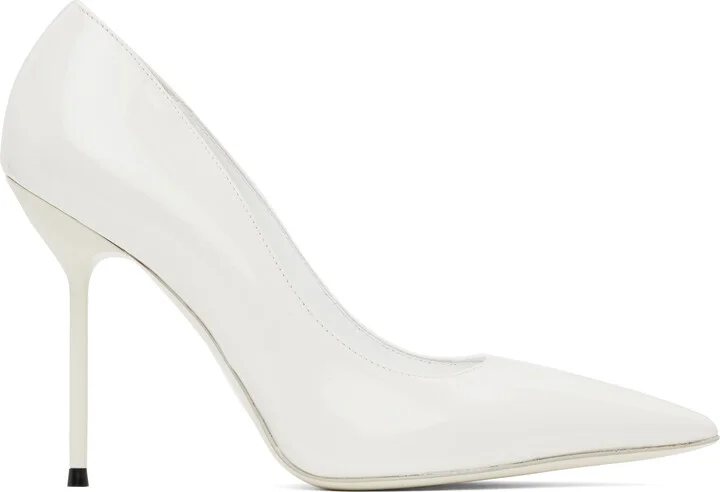 Paris Texas White Lidia Heels