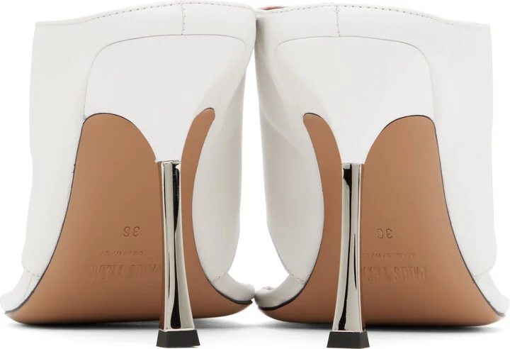 Paris Texas White Lorena Thong 100 Mules - Image 2