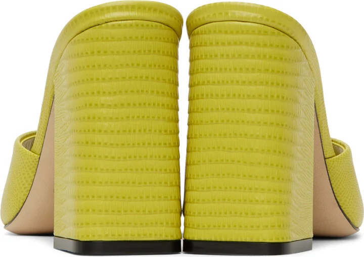 Paris Texas Yellow Anja Mules - Image 2