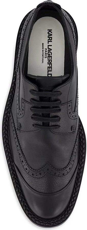 Paris White Label Perforated Dress Shoes - Image 5