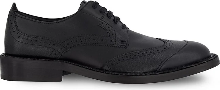 Paris White Label Perforated Dress Shoes