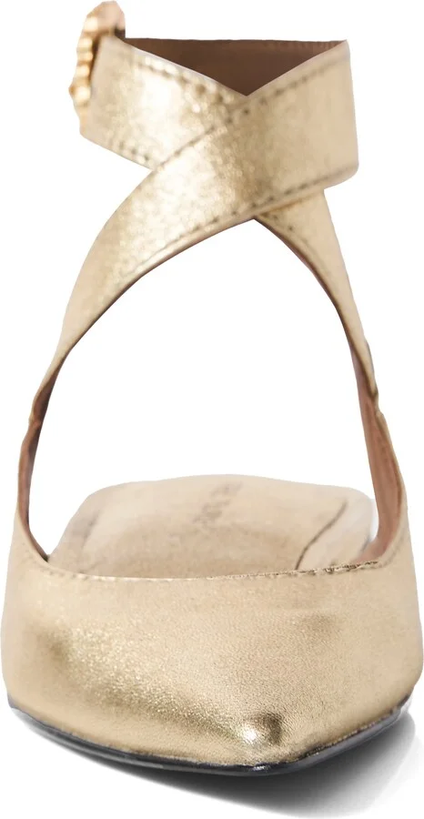 Parisa Ankle Strap Pointed Toe Flat - Image 4