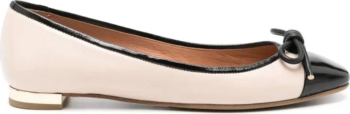 Parisina leather ballerina shoes