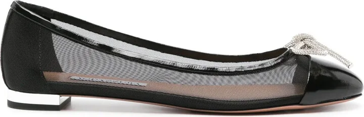 Parisina mesh ballerina shoes