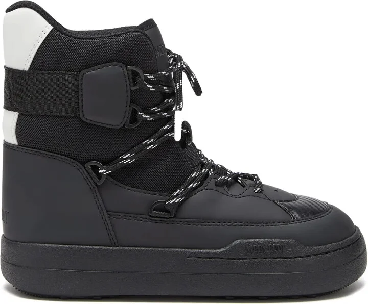 Park logo-print boots