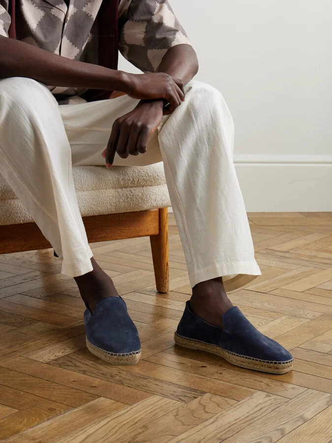 Parker Collapsible-Heel Suede Espadrilles - Image 2