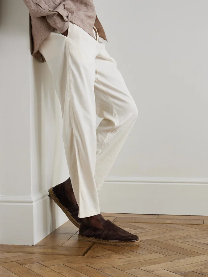 Parker Collapsible-Heel Suede Loafers - Image 2