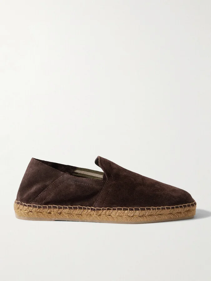 Parker Collapsible-Heel Suede Loafers