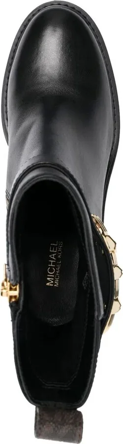 Parker logo-plaque boots - Image 3
