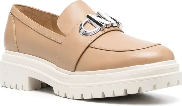 Parker logo-plaque leather loafers - Image 2