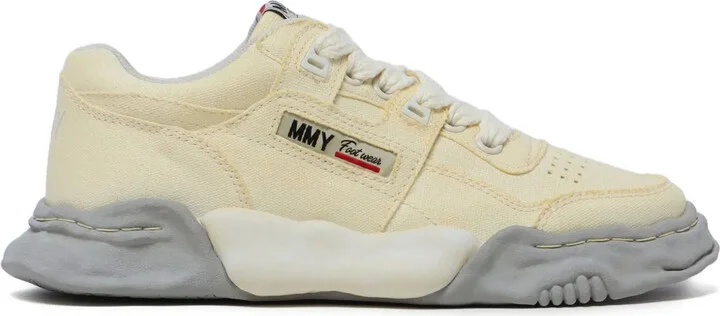 Parker panelled canvas sneakers