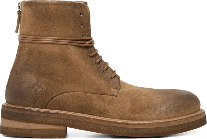 Parrucca lace-up suede boots