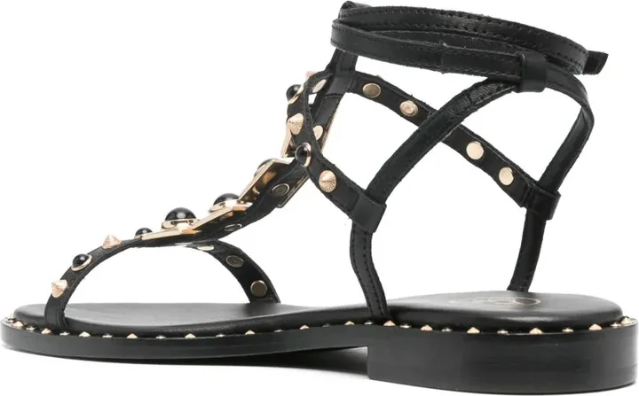 Party stud-embellished leather sandals - Image 3