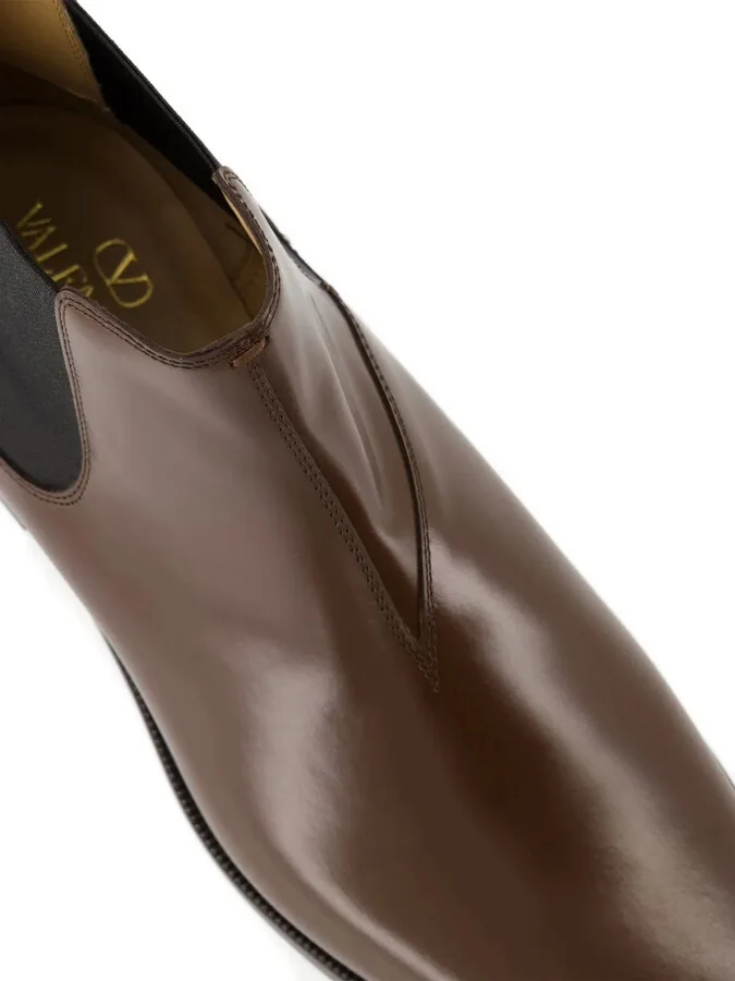 Pas Des Dieux calfskin chelsea boots - Image 4