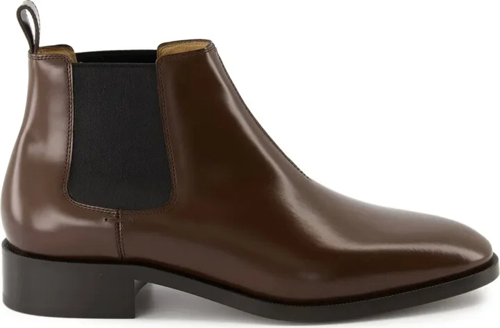 Pas Des Dieux calfskin chelsea boots