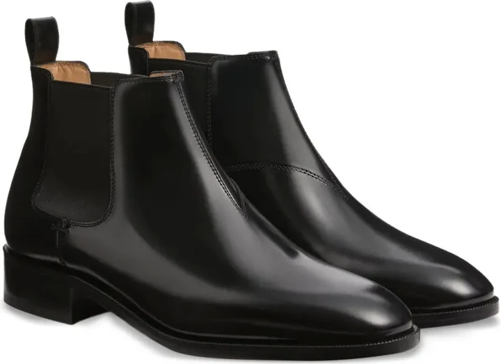 Pas Des Dieux VLogo signature calfskin ankle boots - Image 2