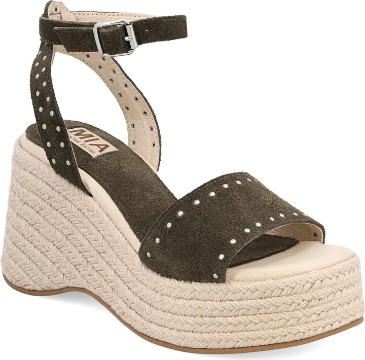 Pascha Ankle Strap Espadrille Platform Sandal