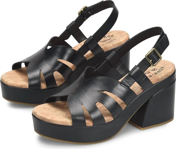 Paschal Platform Sandal In Black