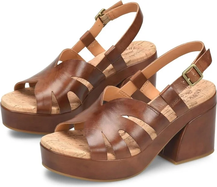 Paschal Platform Sandal In Brown
