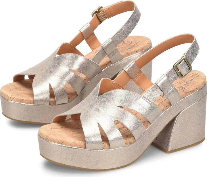 Paschal Platform Sandal In Gold