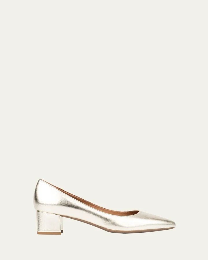 Pasha Metallic Office Pumps