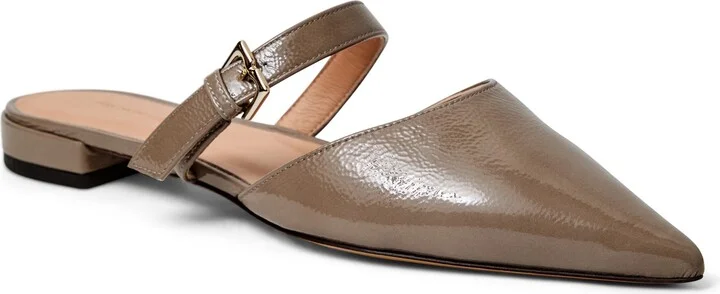 Taupe Crinkle Patent
